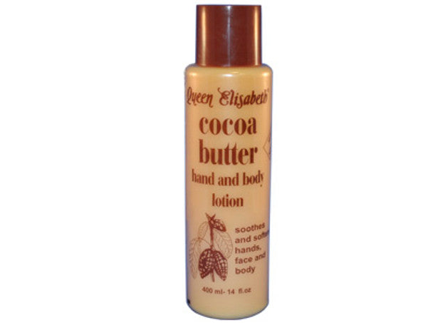 Queen Elisabeth Cocoa Butter Hand and Body Lotion 14 oz Queen Elizabeth