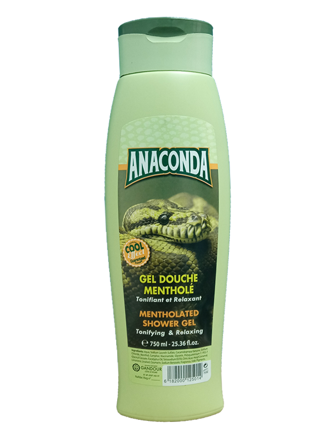 Anaconda Mentholated Shower Gel 750 Ml - 25.36 Oz African Formula