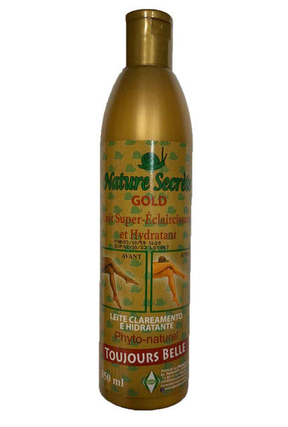 Nature Secrete Gold Super-Lightening Body Lotion and Moisturizer 12 oz Nature secret