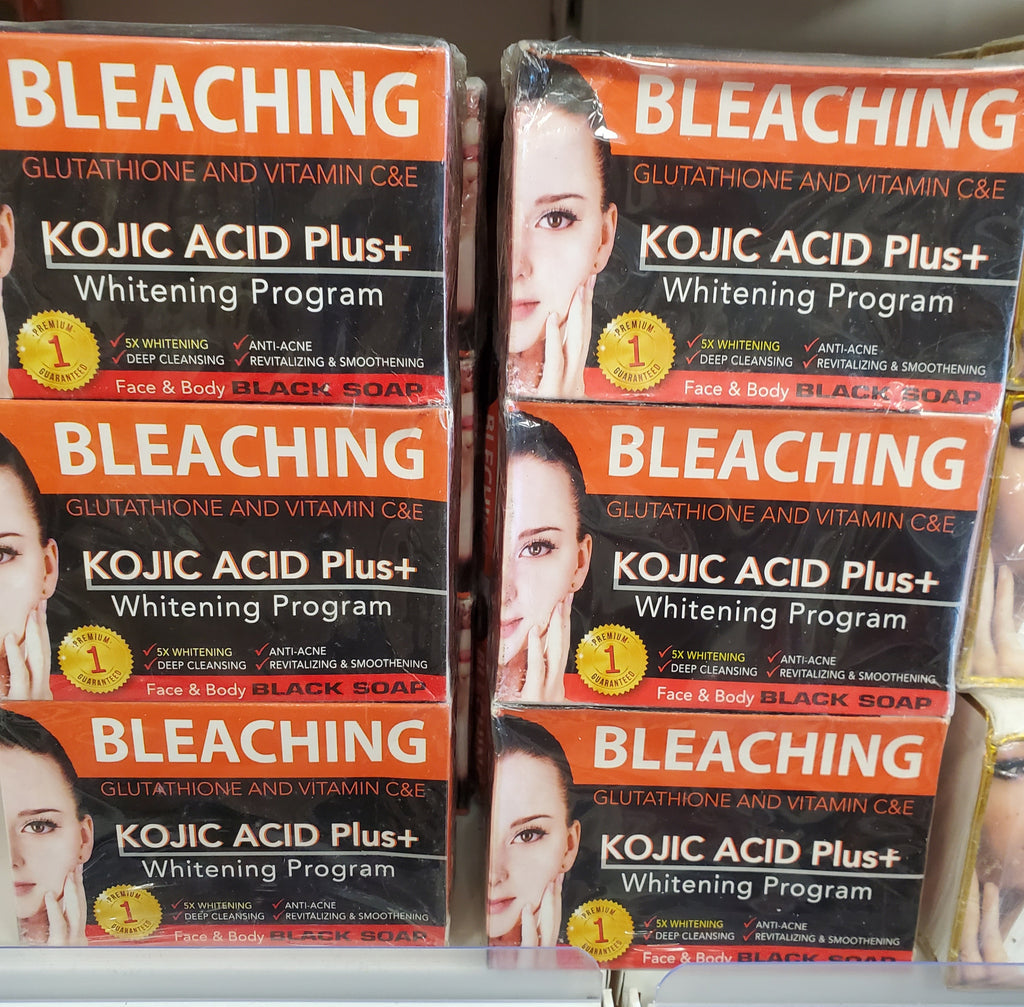 NEON BLEACHING KOJIC ACID PLUS WHITENING PROGRAM SOAP RoyalGlow Organics