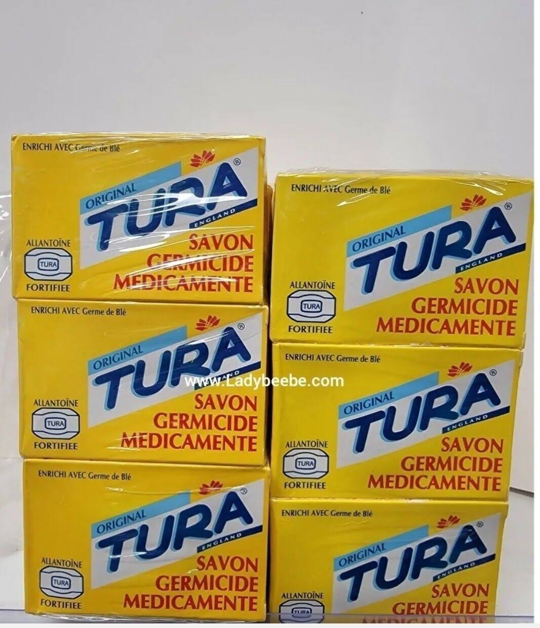 Tura Germicidal Medicated Soap (Blue) 2.50 oz / 75 g royalglow organics