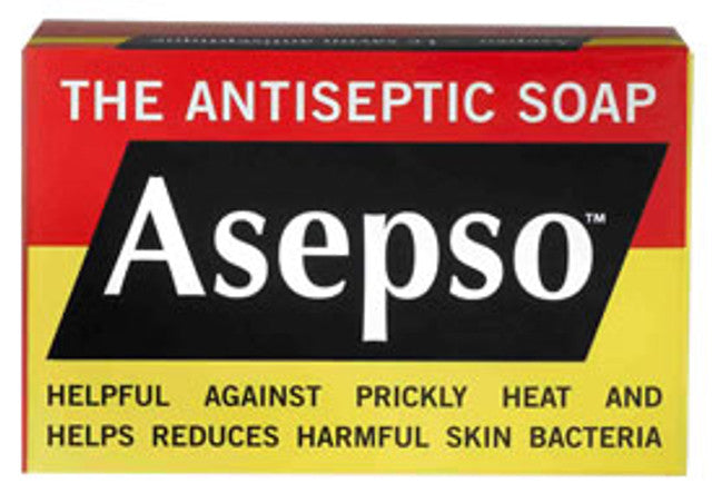 Asepso Antibacterial Antiseptic Soap 2.8 oz African Formula