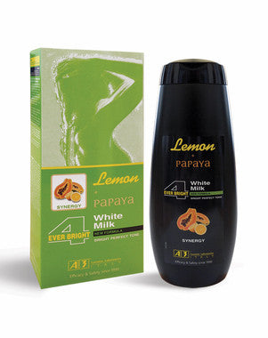 A3 Lemon + Papaya Whitening Milk 4 Ever Bright 400ml / 13.5oz A3 Lemon