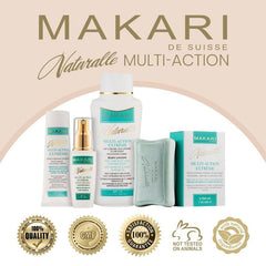 Makari Multi-Action Exfoliating Lightening Soap with Argan Oil&Sweet Almond Oil SPF 15 7oz/200g Makari