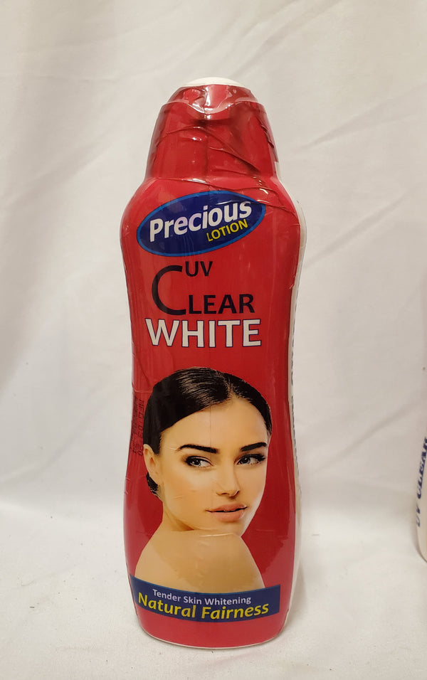 PRECIOUS LOTION UV CLEAR WHITE TENDER SKIN WHITENING NATURAL FAIRNESS RoyalGlow Organics