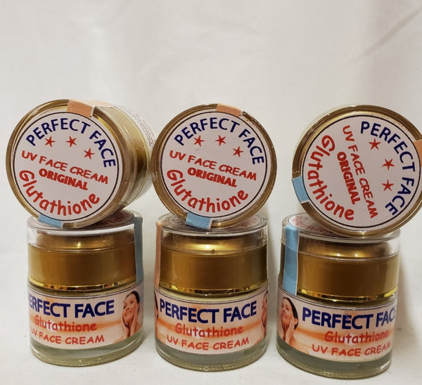 PERFECT FACE GLUTATHIONE UV FACE CREAM LAIT TEINT DIAMANT