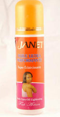 Janet Body Care Lightening Oil 4.4oz/124ml Janet