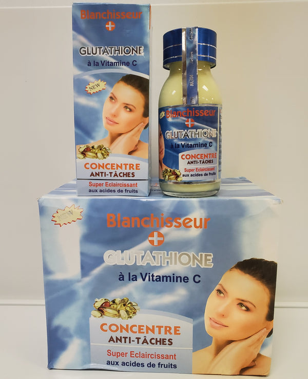 BLANCHISSEUR + GLUTATHIONE VITAMINE C CONCENTRE ANTI TACHES RoyalGlow Organics