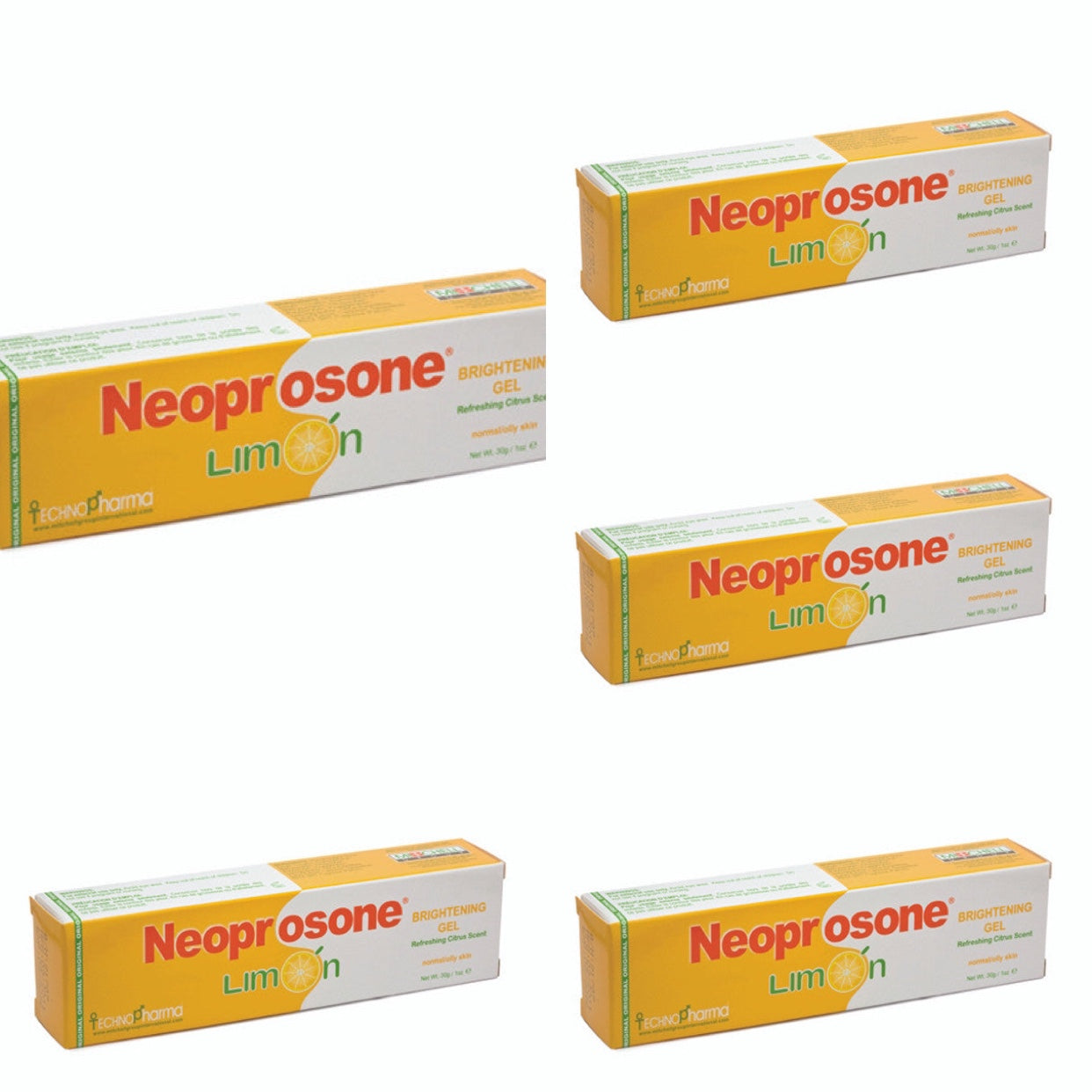 Neoprosone Lemon Brightening Gel 30g (5 pack) neoprosone