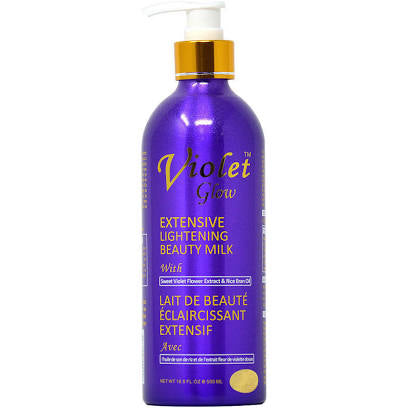 Violet Glow Extensive Lightening Beauty Milk(Pump Lotion) 16.8 oz / 500ml Violet Glow