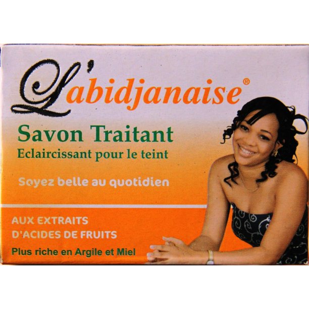 Labidjanaise Lightening Treating Soap 8oz Savon (6 Pack). Labidjanaise