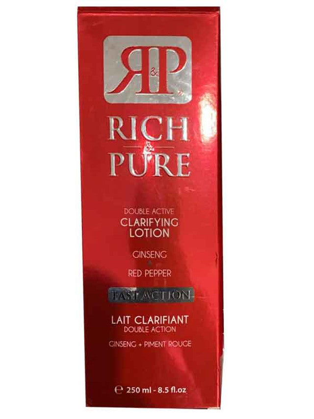 Rich Pure lightening milk combined with double active ginseng and red pepper 250 ml RICH PURE