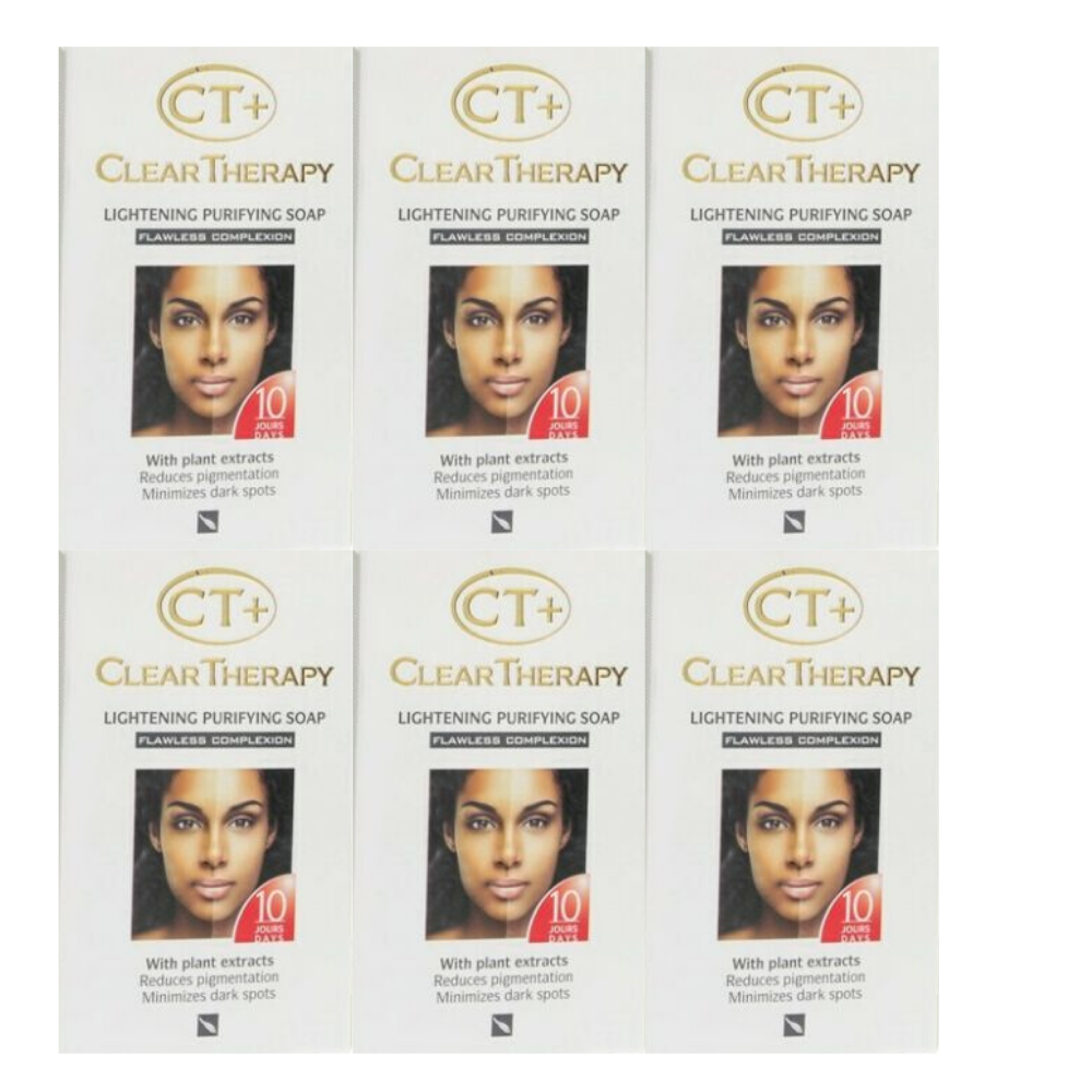 CT+ Clear Therapy - Lightening Purifying Original Soap 6.2oz (175g) (6 PACK)  − CT+ Clear Therapy