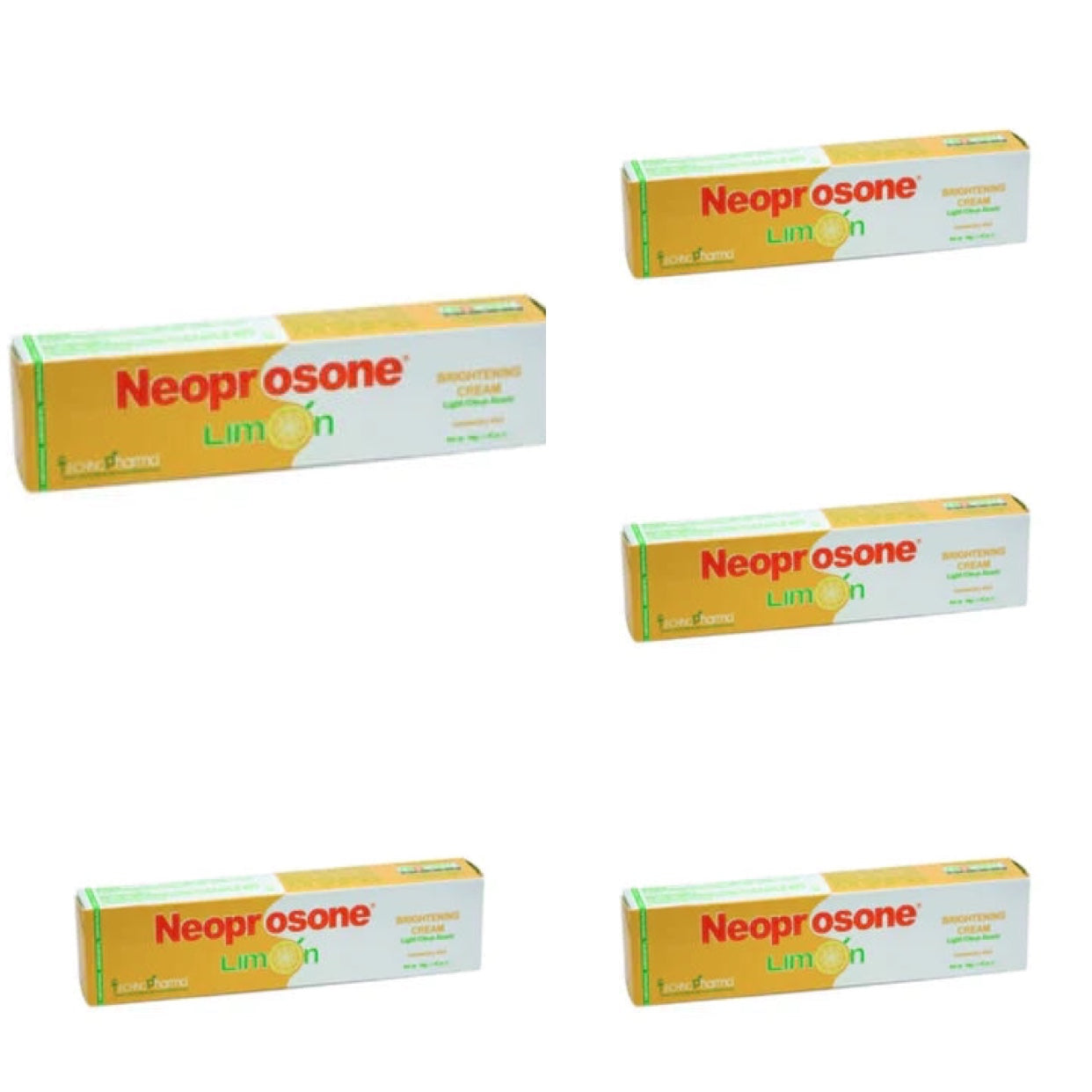 Neoprosone Limon Brightening Cream 1.76 oz (5 PACK) neoprosone