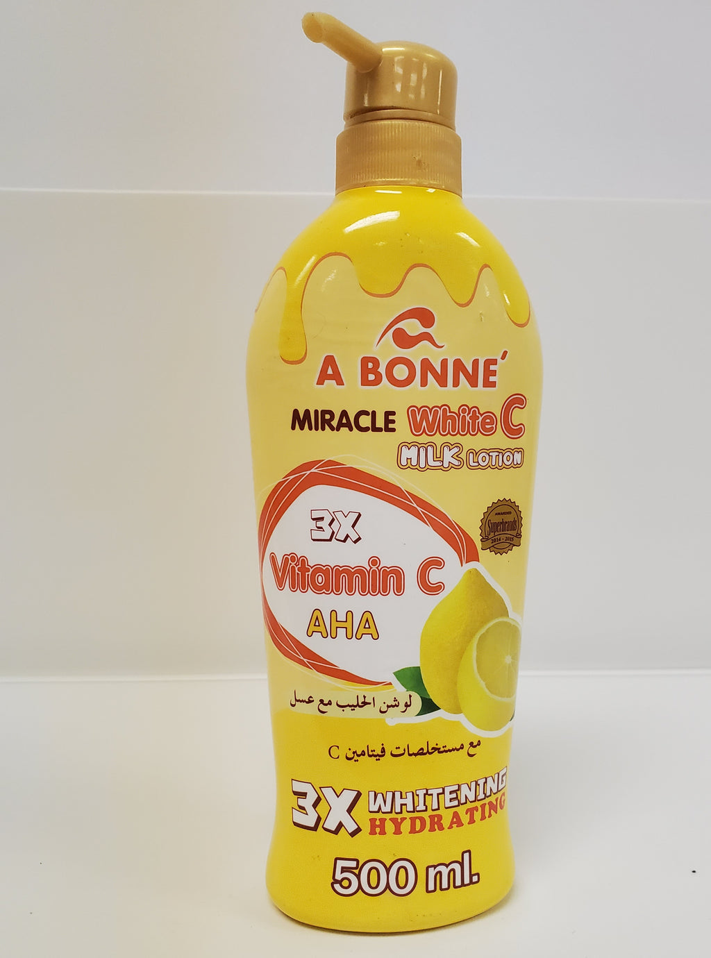 A BONNE MIRACLE WHITE C MILK LOTIN A BOONE