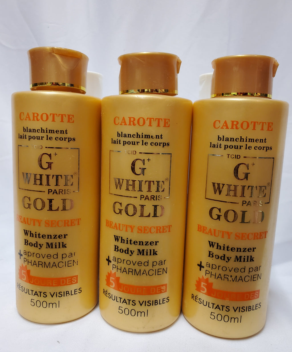 G WHITE PARIS BEAUTY SECRET WHITENING BODY MILK G white paris