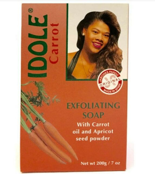 IDOLE Exfoliating CARROT Soap (Pack of 3) idole