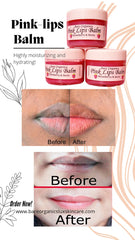 pink Lips cream, Lightening Firming Rejuvenating Dark Lip & Stains Remover RoyalGlow Organics