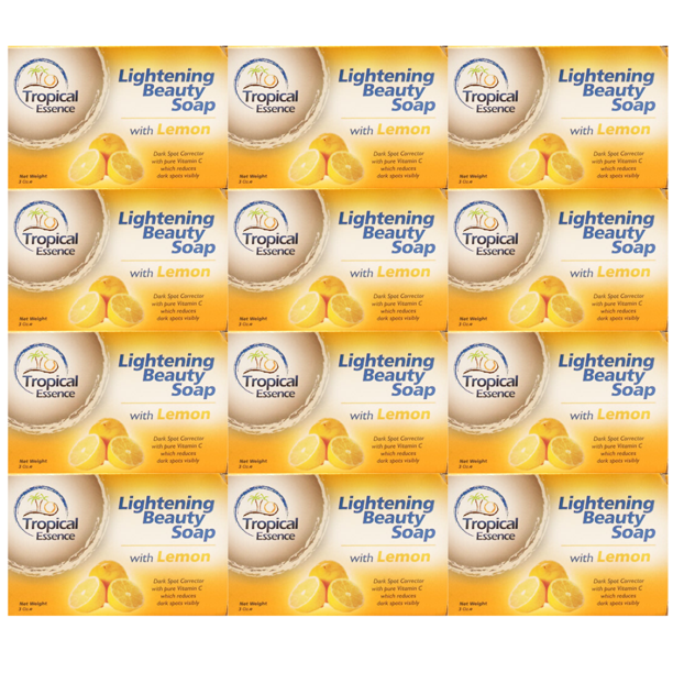 Tropical Essence Lightening Beauty Soap with LEMON (6 PACK) TROPICAL ESSENCE