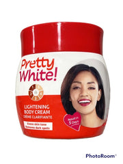 Pretty White Lightening BODY JAR CREAM 10.1oz / 300ml Pretty White