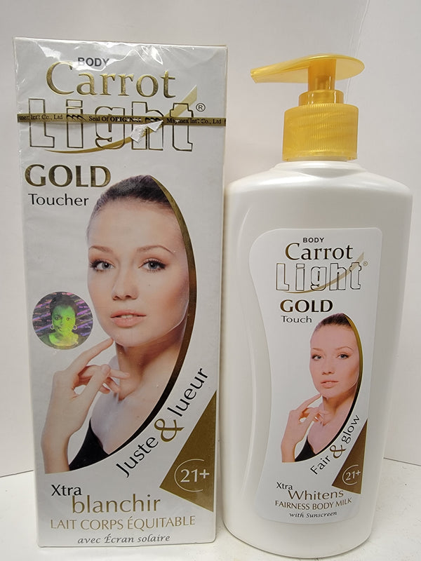 Body Carrot Lightening body milk 400ml PURE CARROT GOLD