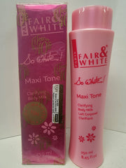 Fair & White So White Maxi Tone Clarifying Milk 8.45 oz Fair & White So White