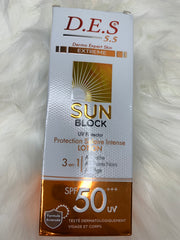 D.E.S 5.5 Extreme Skin Intense sun block D.E.S 5.5.