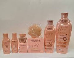 PURE WHITE ROSE GOLD GLOWING LOTION SET Pure white