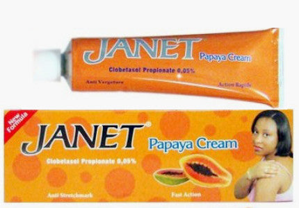 Janet Papaya Cream (Tube) 1 oz / 30 gr Janet