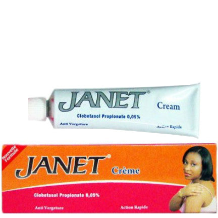 Janet Lightening Cream (Tube) 1 oz / 30 g Janet