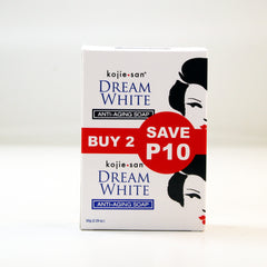 Kojiesan #468 Dream White Anti-Aging SOAP (White box 2pcs x 65g / Pack) 4.58oz / 130g Kojie San