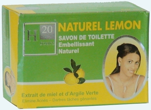 H20 Natural Whitening Lemon Soap 7.5 oz / 225 g H20