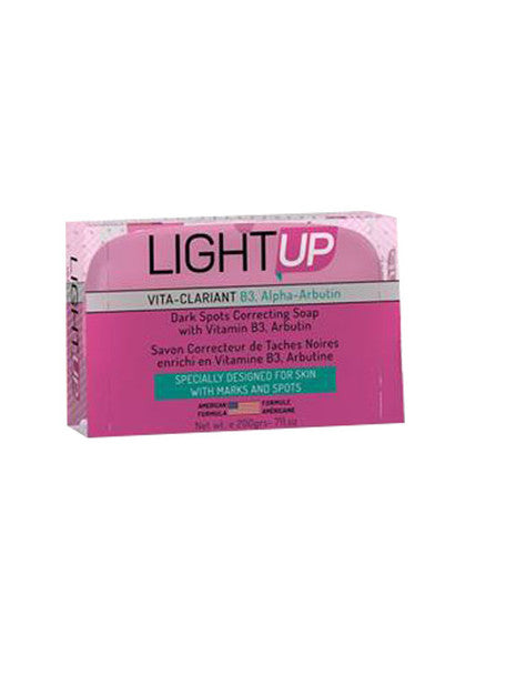 LIGHT UP(Pink / B3 Alpha - Arbutin) D.S.C Soap with Vitamin B3 7oz / 200g Light up