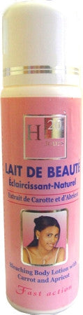 H20 Reg. Bleaching Body Lotion W/Carrot & Apricot 16.9 oz / 500 ml H20