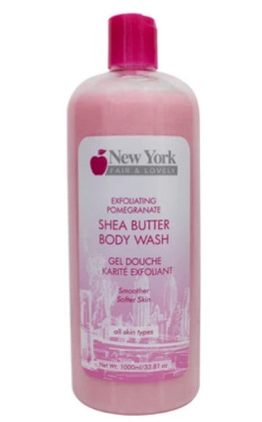 New York Fair & Lovely Lightening Pomegranate Shea Butter Body Wash 33.81 oz New York fair and lovely