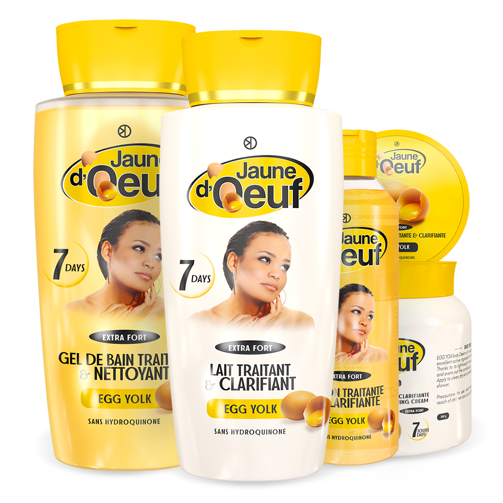 JAUNE D OUEF EGG YORK 7ADAYS EXTRA FORT CLARIFIANT BODY LOTION Jaune D'Oeuf