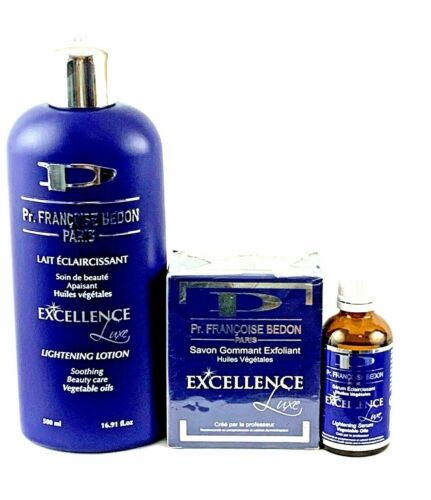 Pr. Francoise Bedon Excellence Lightening Lotion, Serum and Soaps Combo Pr. Francoise Bedon