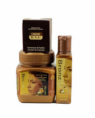 Bronz Tone Spot Corrector, Jar Cream and Oil Bronz Tone