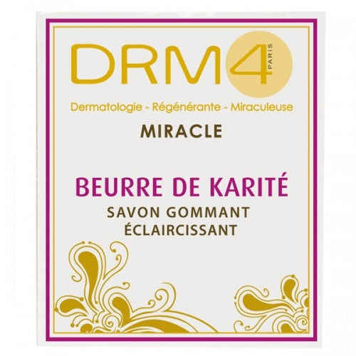 DRM4 MIRACLE Shea Butter Lightening Scrubbing Soap 200ml / 7oz DRM4 MIRACLE