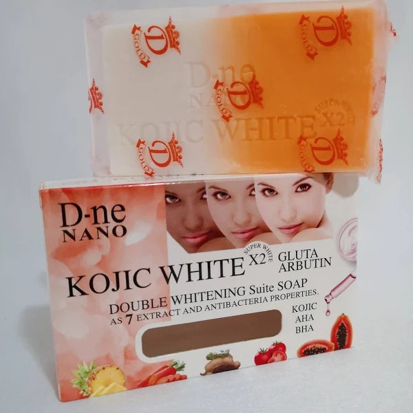 Nano Kojic GLUTA PLUS #146 Face & Body Double Whitening Soap 4.76oz / 135g Nano Extra White