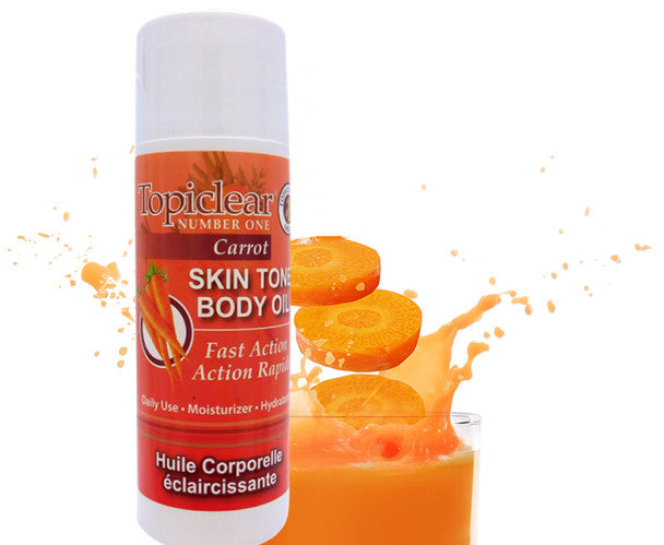 TOPICLEAR Carrot Body Oil 6 oz Topiclear