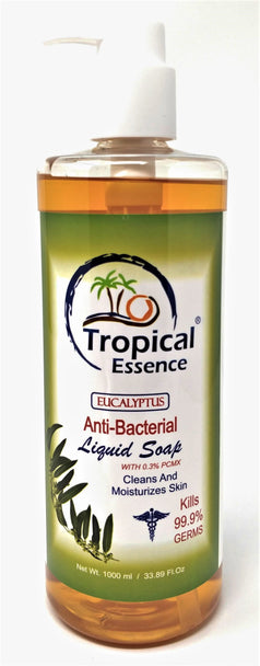 Tropical Essence Almond Tea Tree Anti Bacterial Liguid Soap 33.8oz/ 1000ml TROPICAL ESSENCE