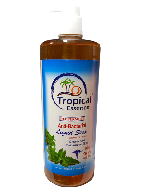 Tropical Essence Peppermint Anti-Bacterial Liquid Soap 1000ml TROPICAL ESSENCE